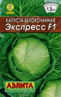 Капуста белокочанная Экспресс F1 10 шт. (Аэлита)