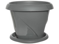 Горшок ФЛОРИАНА 2,8 л (серый\зеленый)