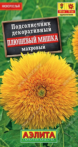 Подсолнечник декоративный Медвежонок, (Аэлита)